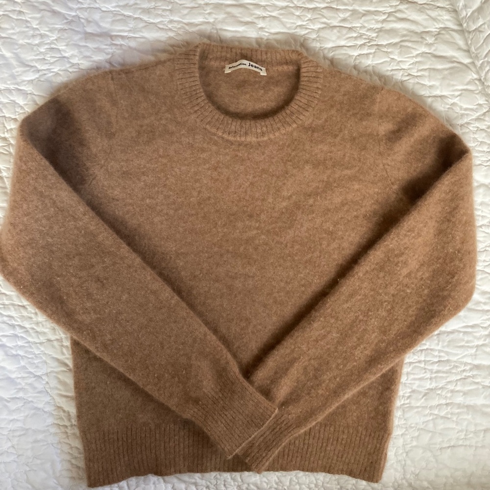 Reformation Cashmere Sweater Camel - Picture 2 of 13